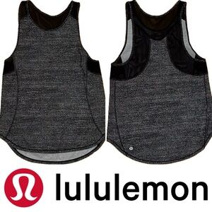 🏃‍♀️Sculpt Tank II in the "Twillines" Print |Lululemon | Black & White | Small